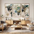 Framed Vintage World Map Wall Art – Abstract Map Canvas by MyGreatCanvas | Canvas Wall Art Prints | Photo Prints & Wall Decor