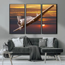 Old War Plane Wall Art Canvas Print by MyGreatCanvas | Canvas Wall Art Prints | Photo Prints & Wall Decor