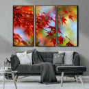 Red Leaves Autumn Forest Wall Art Canvas, Red Leaves Autumn by MyGreatCanvas | Canvas Wall Art Prints | Photo Prints & Wall Decor