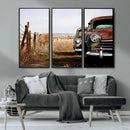 Classic Cars Vintage Wall Art Canvas Print