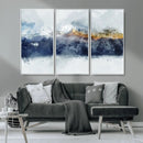 Abstract Mountain Range Art Canvas Print | 3 Panel by MyGreatCanvas | Canvas Wall Art Prints | Photo Prints & Wall Decor