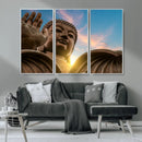 Buddha Statue and Daylight Wall Art, Buddha Statue Wall Art by MyGreatCanvas | Canvas Wall Art Prints | Photo Prints & Wall Decor