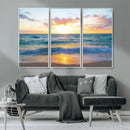 Coastal Wall Art - Vintage World Map Canvas Print with