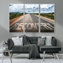 Recovery Road Wall Art Canvas Print