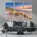 Sunrise On The Beach Wall Art Canvas Print