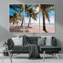 Palm Beach Tropical Island Wall Art Canvas Print by MyGreatCanvas | Canvas Wall Art Prints | Photo Prints & Wall Decor