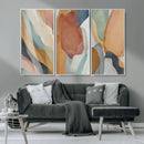 Boho Wall Art Canvas Print Set, Watercolor Boho Wall Art