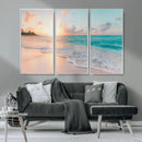 Beach Sunrise Wall Art, Coastal Seascape Canvas Print, Ocean by MyGreatCanvas | Canvas Wall Art Prints | Photo Prints & Wall Decor