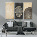 Tree Rings Canvas Wall Art Print – Minimalist Natural