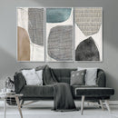 Canvas Print Wall Art Abstract Art Boho, Framed Boho Decor
