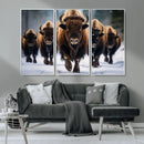 Buffalo Wall Art Canvas Print, American Bison Herd Wall Art by MyGreatCanvas | Canvas Wall Art Prints | Photo Prints & Wall Decor