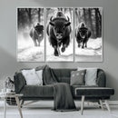 Buffalo Wall Art Canvas Print, Bison Family Wall Art Canvas by MyGreatCanvas | Canvas Wall Art Prints | Photo Prints & Wall Decor