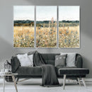 Wildflower Field Wall Art Canvas | Nature-Inspired Landscape