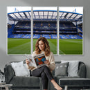 Chelsea FC Soccer Team Print - Stamford Bridge Stadium Wall