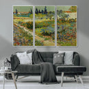 Vincent van Gogh Garden at Arles Wall Art Canvas Print