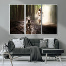 Jesus Canvas Wall Art - Jesus Running After Lost Lamb, by MyGreatCanvas | Canvas Wall Art Prints | Photo Prints & Wall Decor
