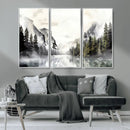 Yosemite Valley Wall Art Canvas Print – Framed and Ready to