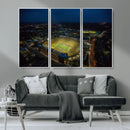 Michigan Stadium Night Game Wall Art – Sports Arena Aerial by MyGreatCanvas | Canvas Wall Art Prints | Photo Prints & Wall Decor