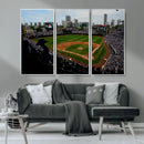 Chicago Cubs Baseball Team Print - Wrigley Field Stadium
