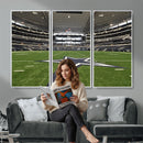 Dallas Cowboys Football Team Print - Arlington AT&T Stadium
