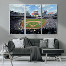 New York Mets Baseball Team Print - Citi Field Stadium Wall