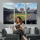 New York Mets Baseball Team Print - Citi Field Stadium Wall
