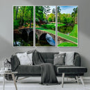 Augusta National Golf Club Wall Art - Panoramic Bridge & by MyGreatCanvas | Canvas Wall Art Prints | Photo Prints & Wall Decor