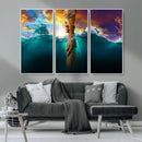 God Hand Wall Art Canvas Print