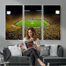 Stadium in Michigan Wall Art Canvas Print, Framed American