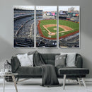 New York Yankees Baseball Team Print - Yankee Stadium Wall