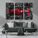 Ferrari Pit Stop Canvas Wall Art – Precision and Speed