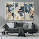 World Map Canvas Print – Framed Wall Art for Couples, by MyGreatCanvas | Canvas Wall Art Prints | Photo Prints & Wall Decor