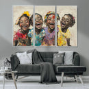 Shai Yossef style Joyful Childhood Canvas Wall Art - by MyGreatCanvas | Canvas Wall Art Prints | Photo Prints & Wall Decor