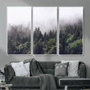 Misty Forest Wall Art | Foggy Forest Canvas Print | Large by MyGreatCanvas | Canvas Wall Art Prints | Photo Prints & Wall Decor