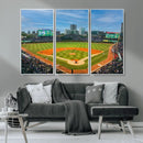 Wrigley Field Chicago Cubs Panoramic Canvas Print – by MyGreatCanvas | Canvas Wall Art Prints | Photo Prints & Wall Decor