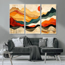 Abstract Mountain Wall Art – Framed Colorful Landscape by MyGreatCanvas | Canvas Wall Art Prints | Photo Prints & Wall Decor