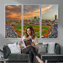 Chicago Wrigley Field Wall Art Canvas Print – Iconic