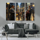 Jazz Canvas Wall Art Print – Abstract African American Music by MyGreatCanvas | Canvas Wall Art Prints | Photo Prints & Wall Decor