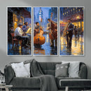 Colorful Jazz Wall Art - African American Music Canvas Print