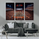 Texas Stadium Night Game Wall Art Canvas Print – Vibrant
