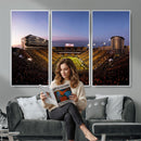Iowa Hawkeyes Kinnick Stadium Wall Art Canvas Print, Framed