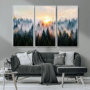 Abstract Forest Wall Art - Serene Nature Canvas Print with by MyGreatCanvas | Canvas Wall Art Prints | Photo Prints & Wall Decor