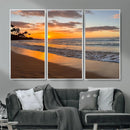 Tropical Beach Wall Art – Framed Sunset Ocean Canvas by MyGreatCanvas | Canvas Wall Art Prints | Photo Prints & Wall Decor