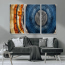 Abstract Tree Rings Wall Art Canvas Print – Modern Wood by MyGreatCanvas | Canvas Wall Art Prints | Photo Prints & Wall Decor