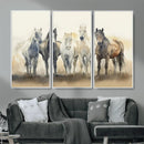 Wild Horses Wall Art Canvas Print, Framed Running Horses Art by MyGreatCanvas | Canvas Wall Art Prints | Photo Prints & Wall Decor