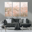 Pastel Grasses Wall Art Canvas Print – Framed Soft Meadow