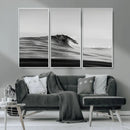 Black Wave Wall Art Canvas Print – Framed Abstract Surf by MyGreatCanvas | Canvas Wall Art Prints | Photo Prints & Wall Decor
