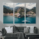 Amalfi Coast Wall Art – Framed Italian Seaside Canvas by MyGreatCanvas | Canvas Wall Art Prints | Photo Prints & Wall Decor