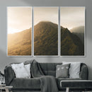 Mountain Wall Art – Framed Sunset Landscape Canvas Artwork, by MyGreatCanvas | Canvas Wall Art Prints | Photo Prints & Wall Decor