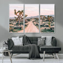 Joshua Tree Wall Art Canvas Print – Framed Desert Road Scene by MyGreatCanvas | Canvas Wall Art Prints | Photo Prints & Wall Decor